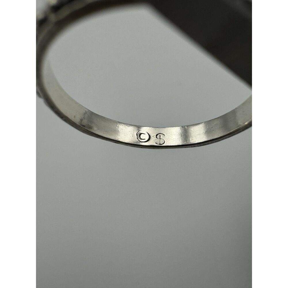 Sterling 925 Silver Thin Bead Dot Stackable Minim… - image 5